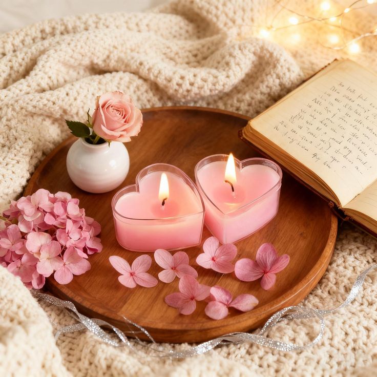 Romantic Tea Light Candle (Set of 4)