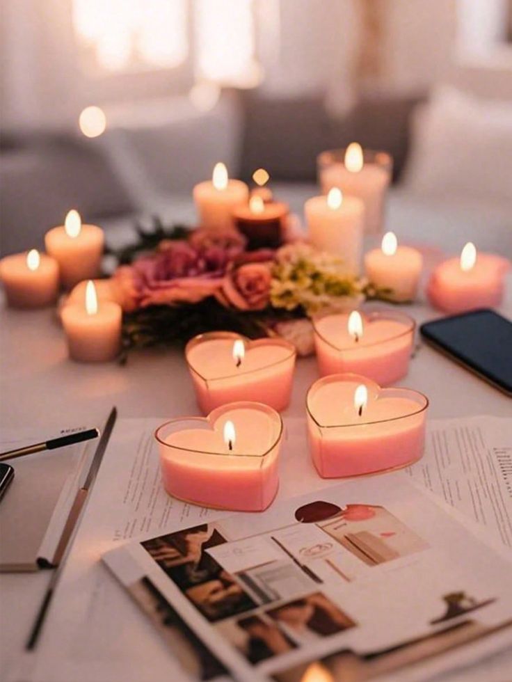 Romantic Tea Light Candle (Set of 4)