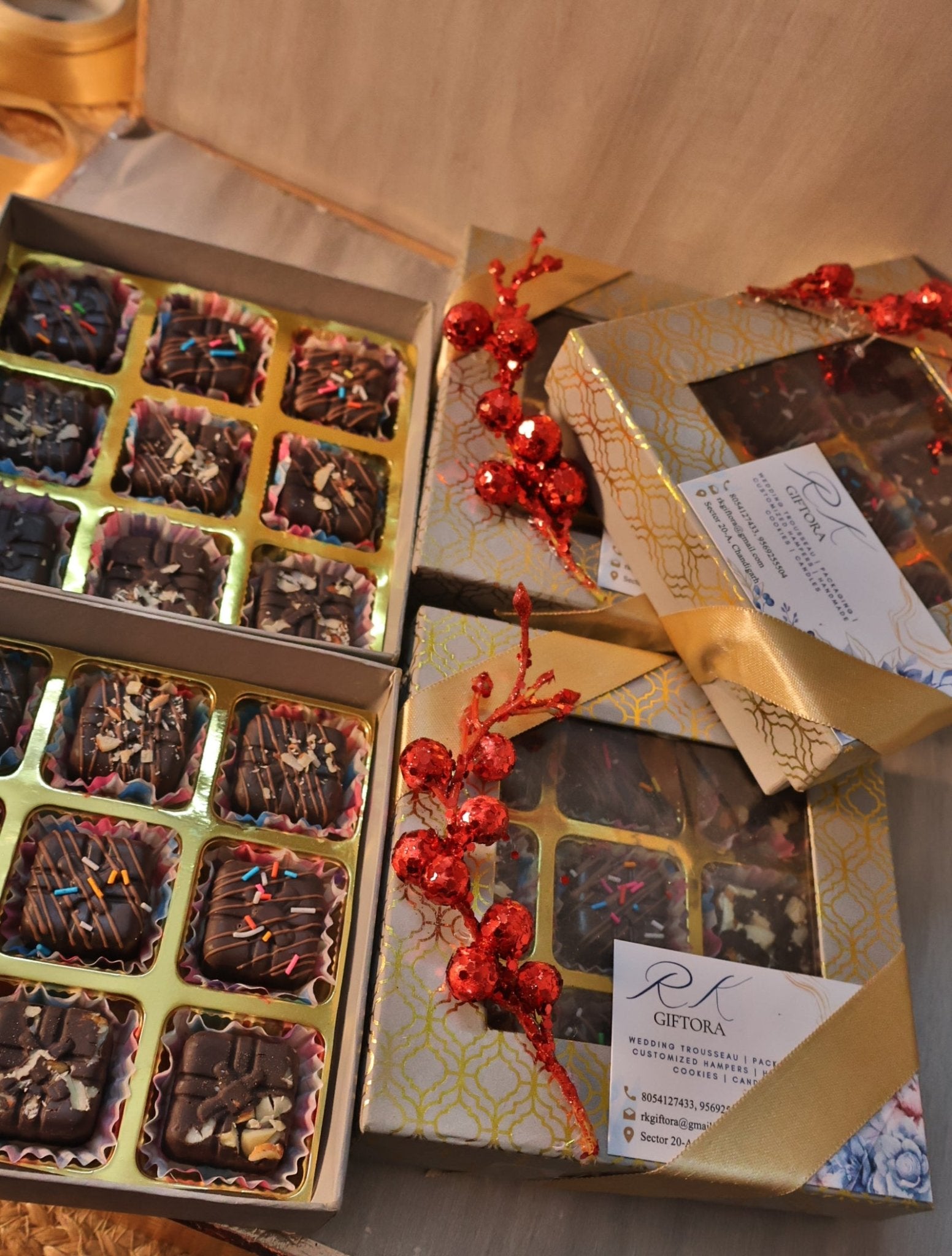 Signature Handmade Chocolate Box - 9 Pieces