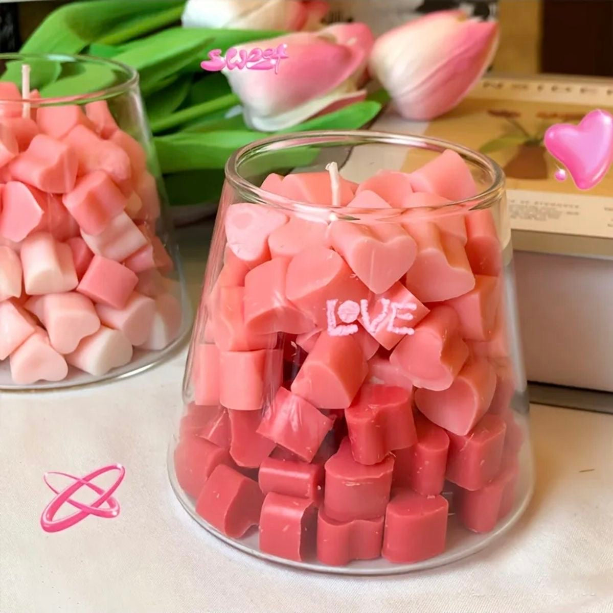 Little Hearts Jar Candle