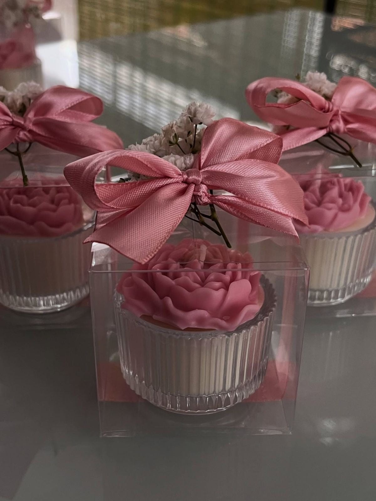 Rose Blossom Cup Candle