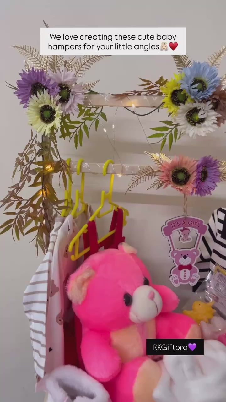 Welcome Baby Girl Luxury Hamper